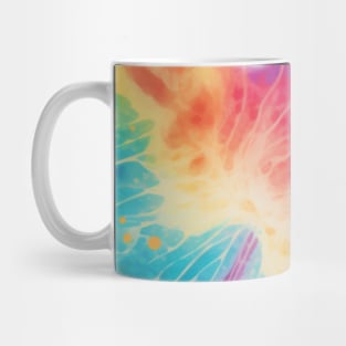 Abstract Rainbow Swirl Pattern Mug